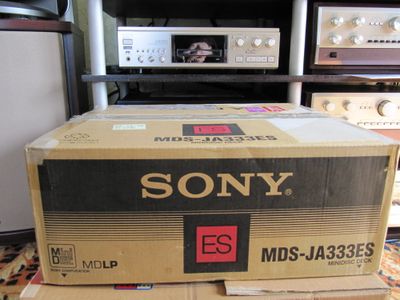 SONY MDS-JA333ES Silver MiniDisc MD MDLP Deck Recorder